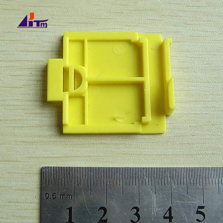 NCR ATM Machine Parts S2 Cassette Shutter Left Yellow 4450756222 445-0756222-08