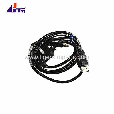 NCR 6684 Cable Assembly Dual Panel Mount Display Port Extension 009-0031402