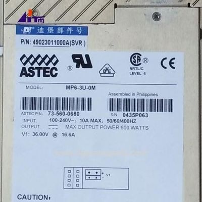 ATM Machine Parts Diebold BCRM Power Supply 600W 49023011000A