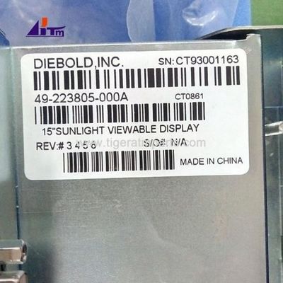 ATM Machine Parts Diebold LCD 15 Inch Sunlight Viewable Display 49223805000A