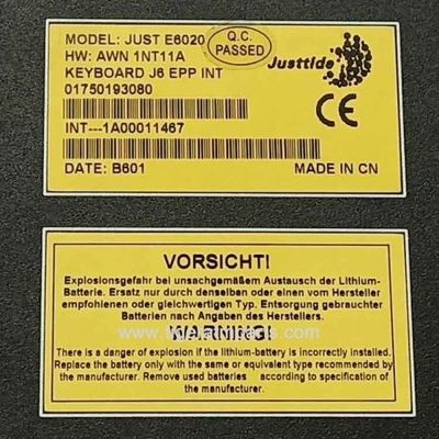 1750193080 Wincor Nixdorf Keyboard J6 EPP INT ATM Machine Parts