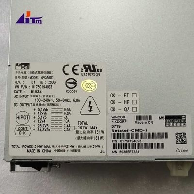 ATM Machine Parts Wincor Nixdorf Cineo Power Supply CMD 1750194023