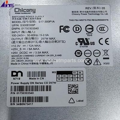 Diebold Nixdorf DN100/DN150 Power Supply 297W 01750303540 1750303540