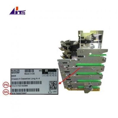 ATM Parts Wincor Nixdorf Cineo Chassis 4 Cassettes Long 4+4 1750160389