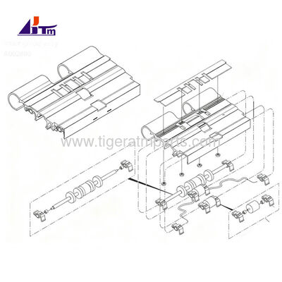 A002880 Inner Guide Assy for NMD50 Dispenser Glory Triton NMD ATM Parts