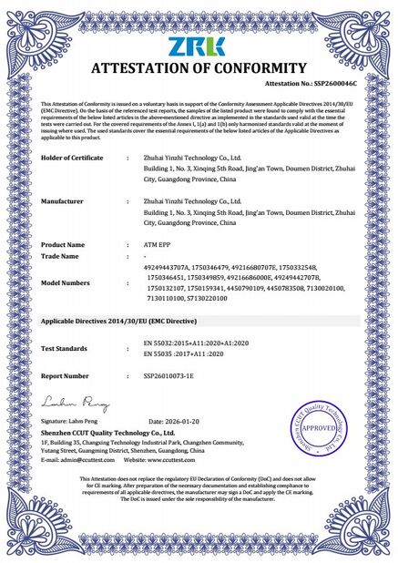 China Tiger Spare Parts Co., Ltd certification